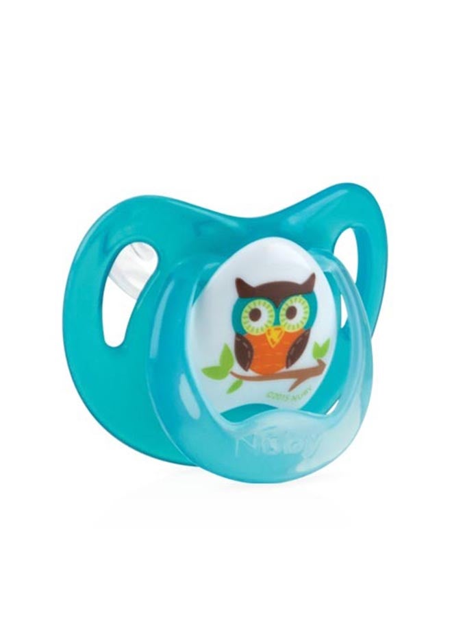 Nuby Comfort Ortho Soother/Pacifier From 6- 36 Months - Aqua - Image 3