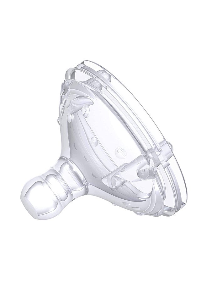 نوبي حلمة سيليكون سوفت فليكس مضادة للمغص للتدفق 1،2،3 (مجموعة من حلمتين) - Image 3