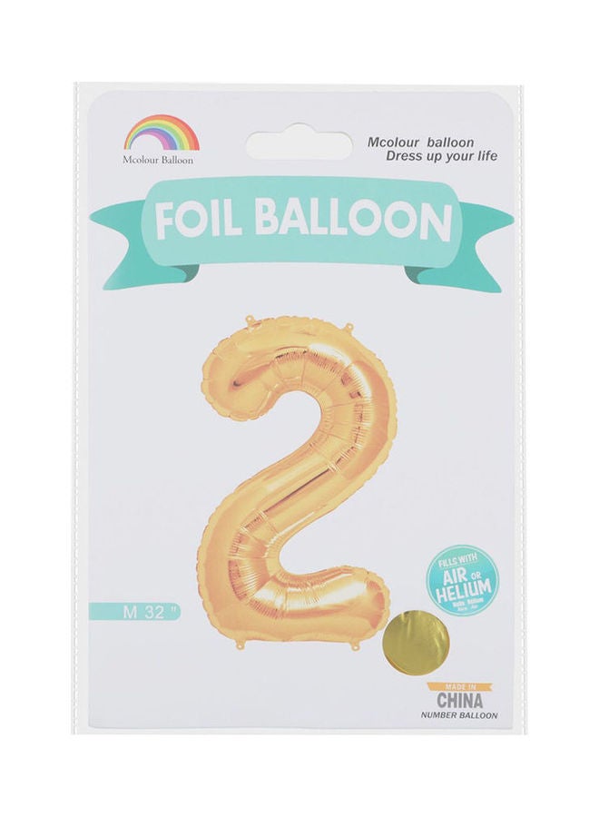 Mcolour Balloon Mcolour Balloon Foil Balloon - Number Meduimcm  - Image 1