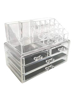 Make Up Countertop Storage Box Brush Holder Jewelry Organizer Clear