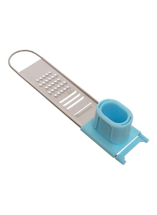 Stainless Steel Garlic Grater With Plastic Handle Silver - Image 2