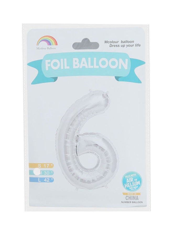 أم كولور بالون بالون من القصدير من إم كولور بالون- رقم 6 Meduimسم - Image 1