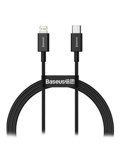 USB C to Lightning Fast Charging Data Cable PD 20W Superior Series Type C for Apple iPhone 14 Pro Max /Plus/13/12/11 Pro Max Mini XS X 8 7 6 5 SE iPad and More 1M Black