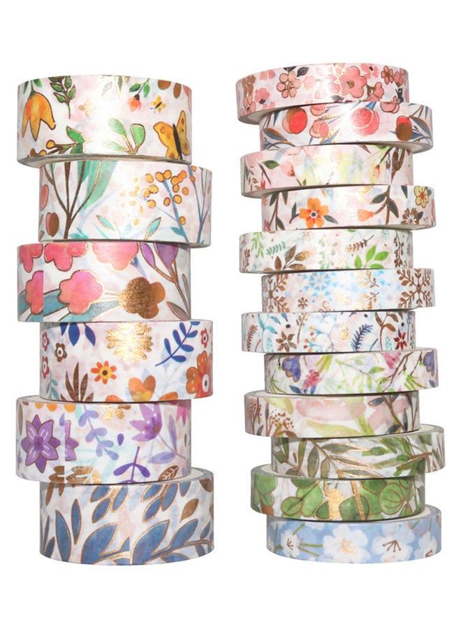 Generic - 18-Piece Washi Tapes Multicolour - Image 1