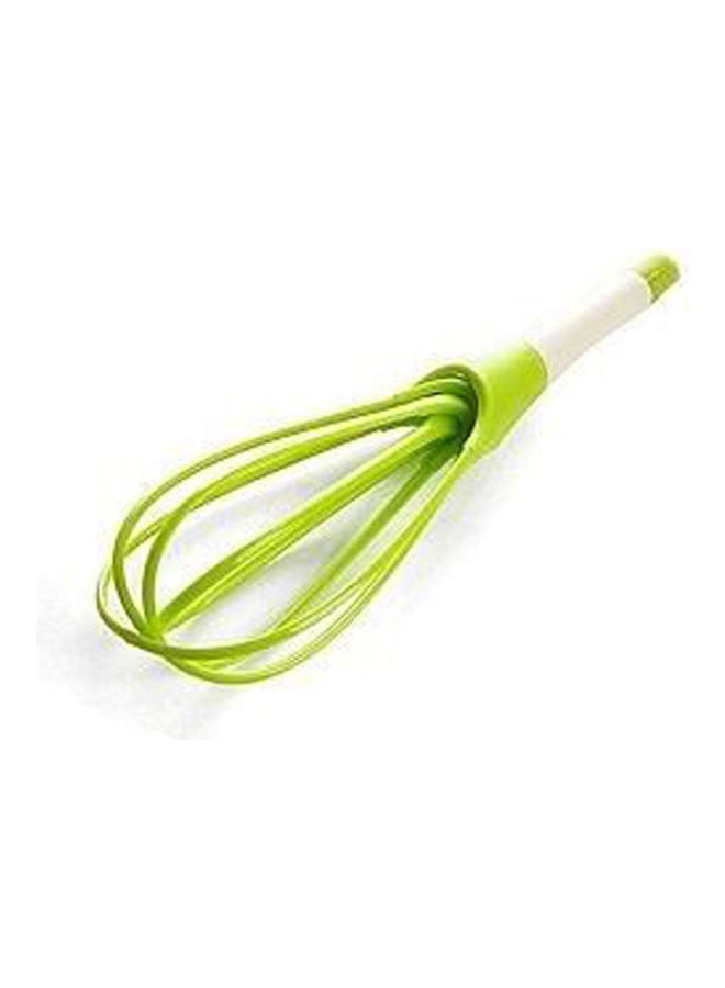 Generic 2 In 1 Silicone Egg Beater Whisk Green  - Image 1