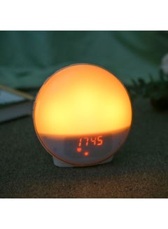 Wake Up Sunrise Light Alarm Clock With 12 Colours White - v1624874909/N48608584A_5