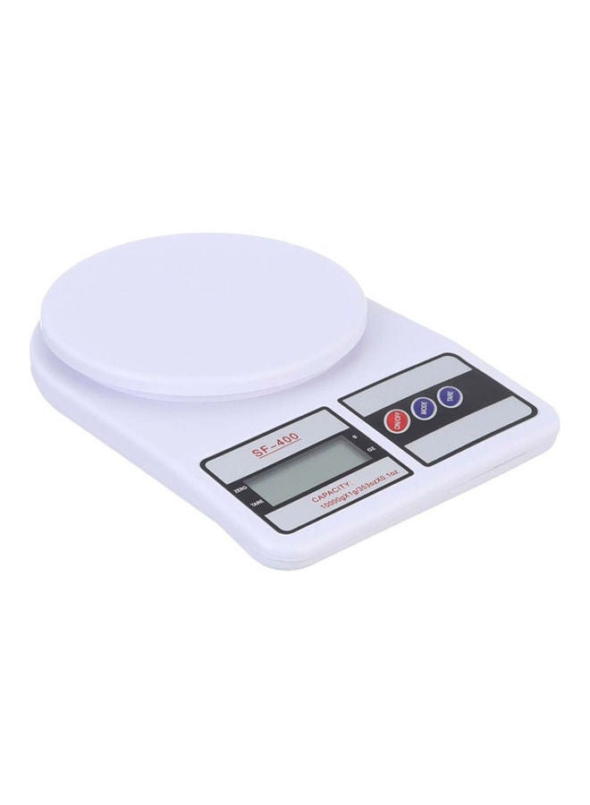 Electronic up to 10Kg Digital Kitchen Scale Sf-400 White