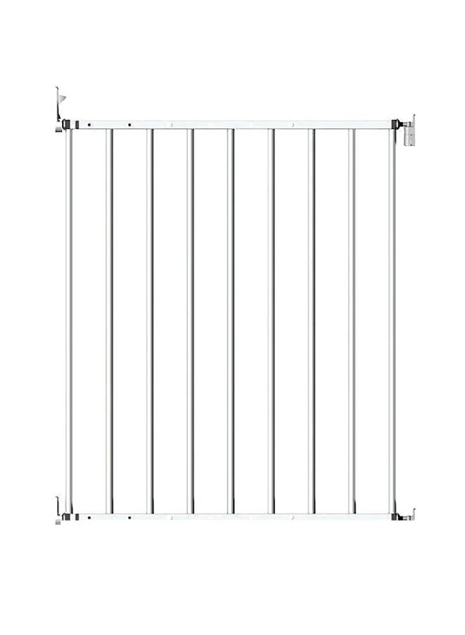 Clippasafe Extendable No Trip Gate, Metal - White