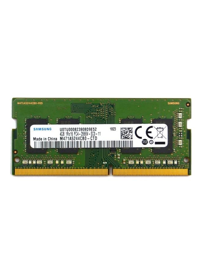 Samsung 1rx16 PC4 2666 RAM Green 