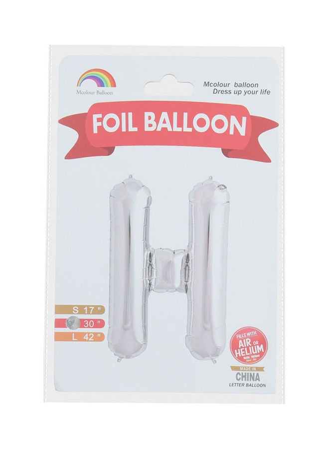 Mcolour Balloon Mcolour Balloon Foil Balloon - Letter H Meduim  - Image 1