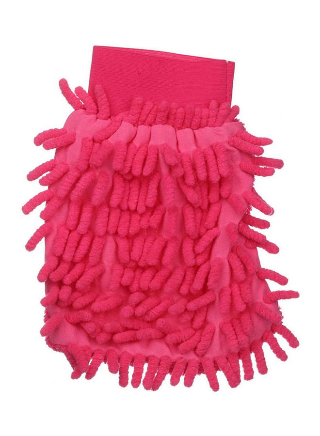 One Side Kitchen Cleaning Gloves Fuchsia - Image 1