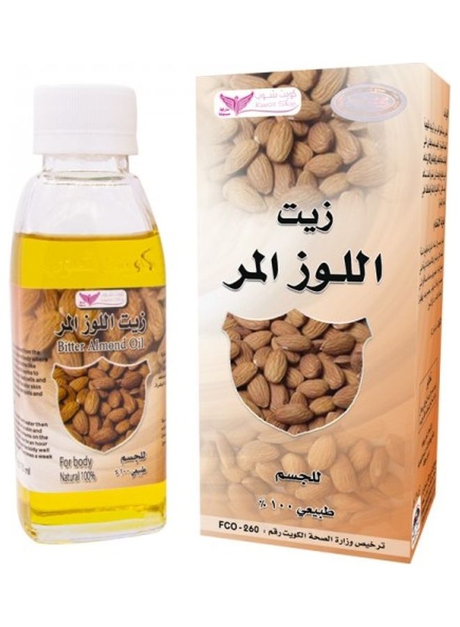 كويت شوب زيت اللوز المر للجسم أصفر 125ملليلتر 