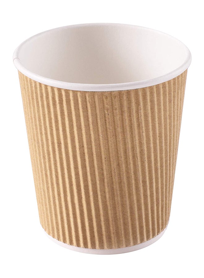 إس إن إتش باكينج عبوة أكواب قهوة 25 قطعة باللون البني للاستخدام مرة واحدة بني - Image 5