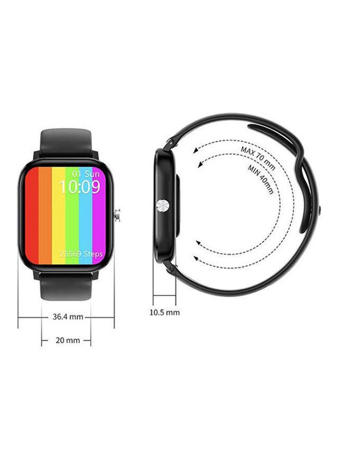 Smart Watch 1.75 inch Full Touch Screen With Silicone Strap Bluetooth Calling Health Monitor Sports Fitness Tracker For Android - IOS Black - Image 3