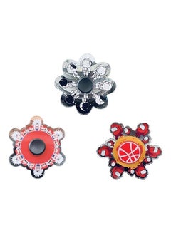 3-Piece Dynamic Fidget Spinner Animation Stress Relief Toy - Assorted