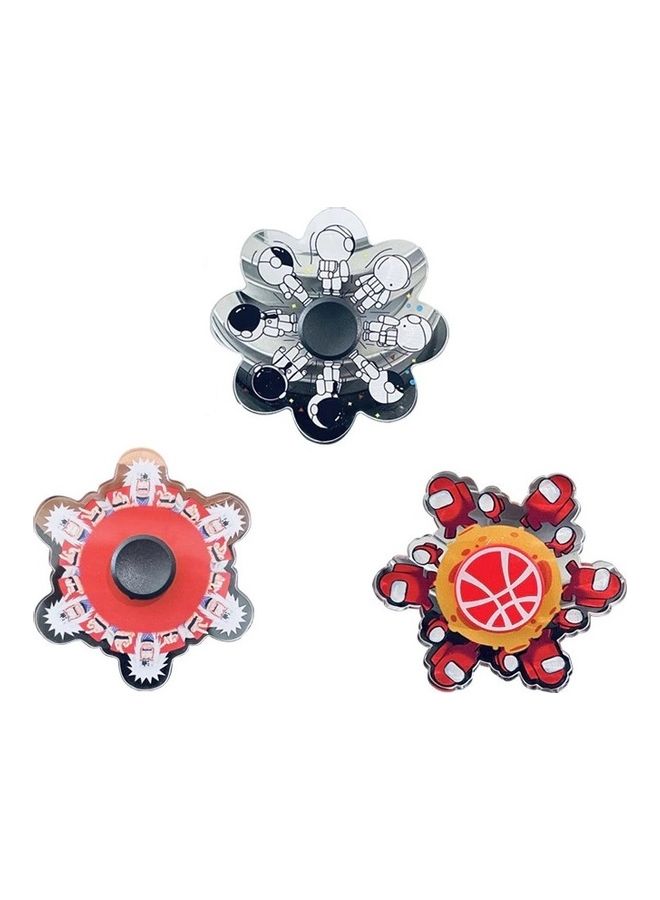 BSNL - 3-Piece Dynamic Fidget Spinner Animation Stress Relief Toy - Assorted - Image 1