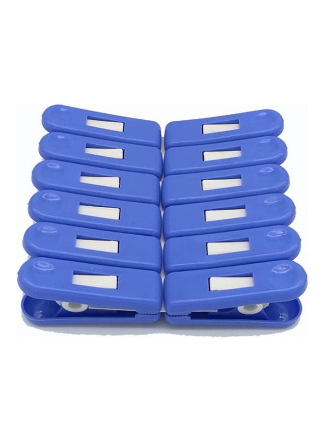 Plastic Cloth Pins, 20 Pins Blue - Image 2
