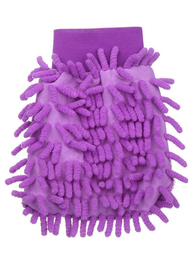 One Side Kitchen Cleaning Gloves Purple - Image 1