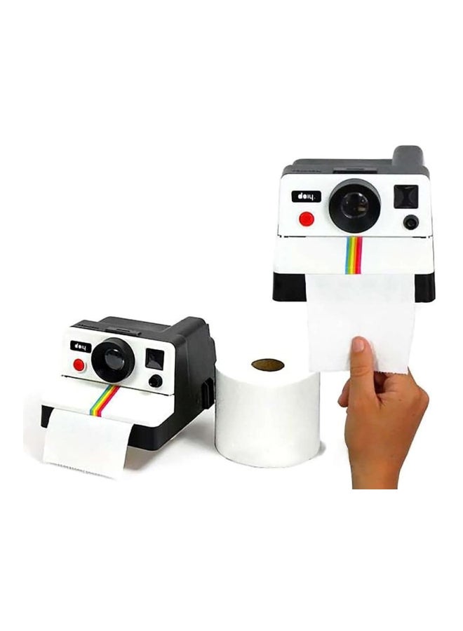 Beauenty Polaroid Camera Shape Tissue Paper Holder White/Black/Green 15x17.2x10cm - Image 2