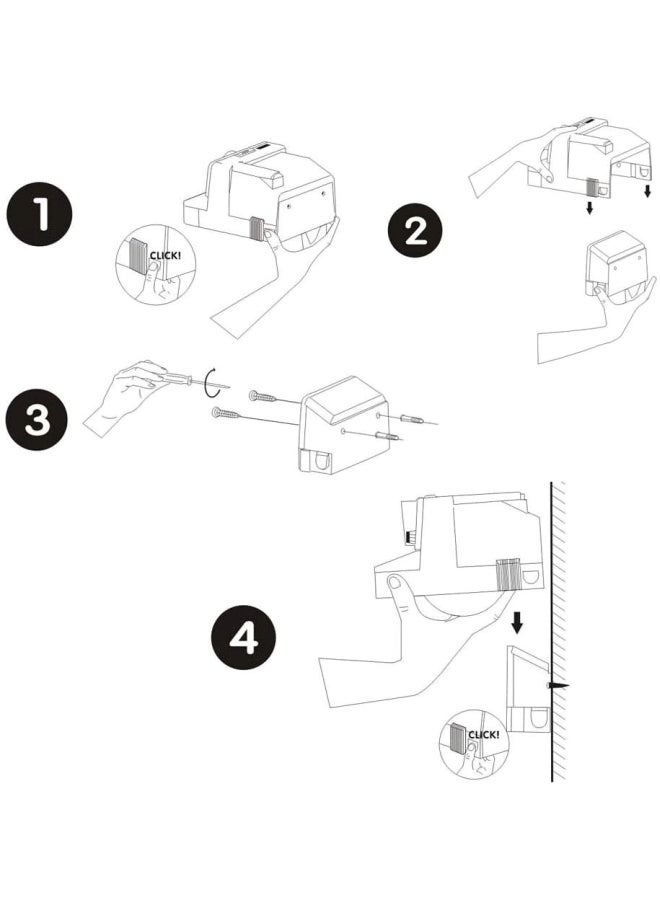 Beauenty Polaroid Camera Shape Tissue Paper Holder White/Black/Green 15x17.2x10cm - Image 4