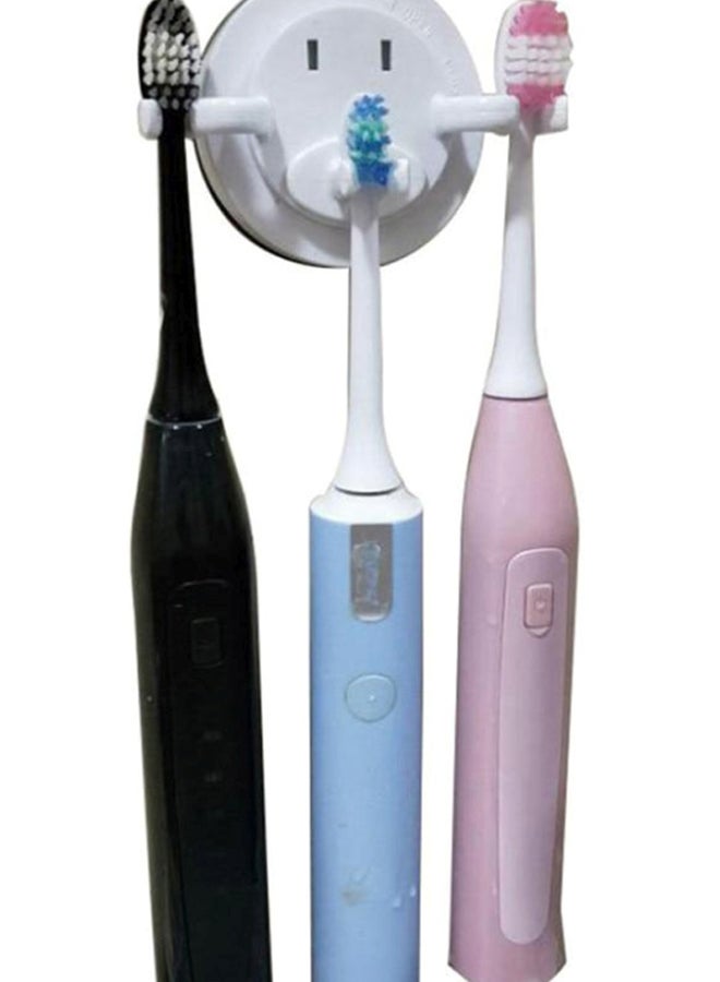 Beauenty Wall Mounted Electric Toothbrush Holder White 90x37cm  - Image 2