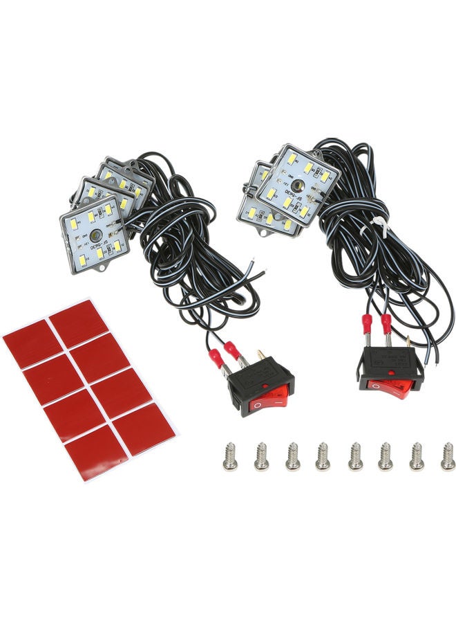 48-LED Waterproof Decorative RC Light Black  - Image 1