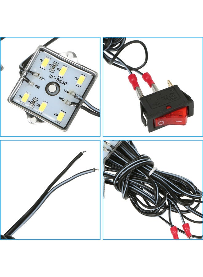 48-LED Waterproof Decorative RC Light Black  - Image 4