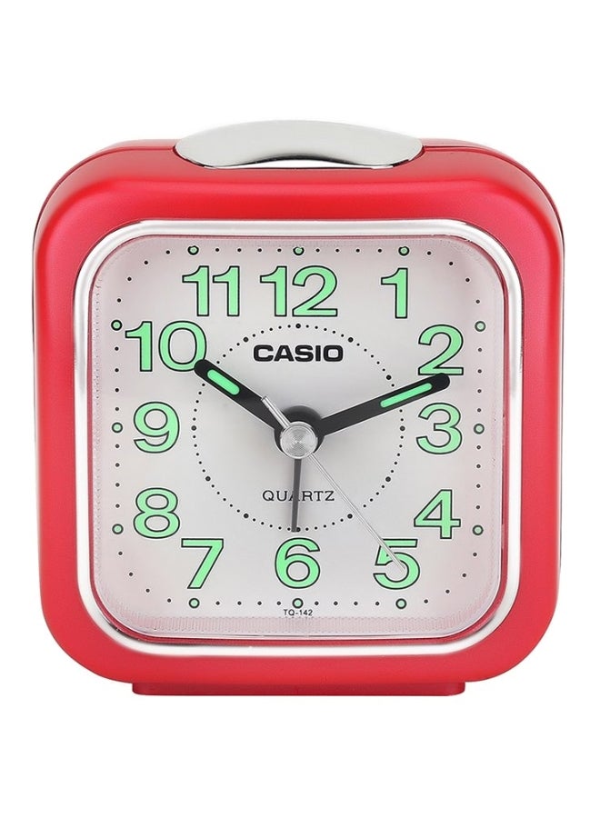 CASIO - Analog Alarm Clock Red/White 67x64x34mm - Image 1
