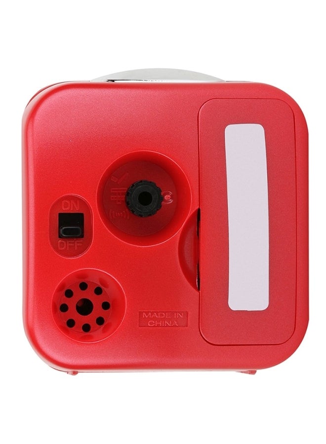 CASIO - Analog Alarm Clock Red/White 67x64x34mm - Image 1