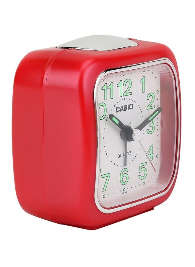 CASIO - Analog Alarm Clock Red/White 67x64x34mm - Image 1