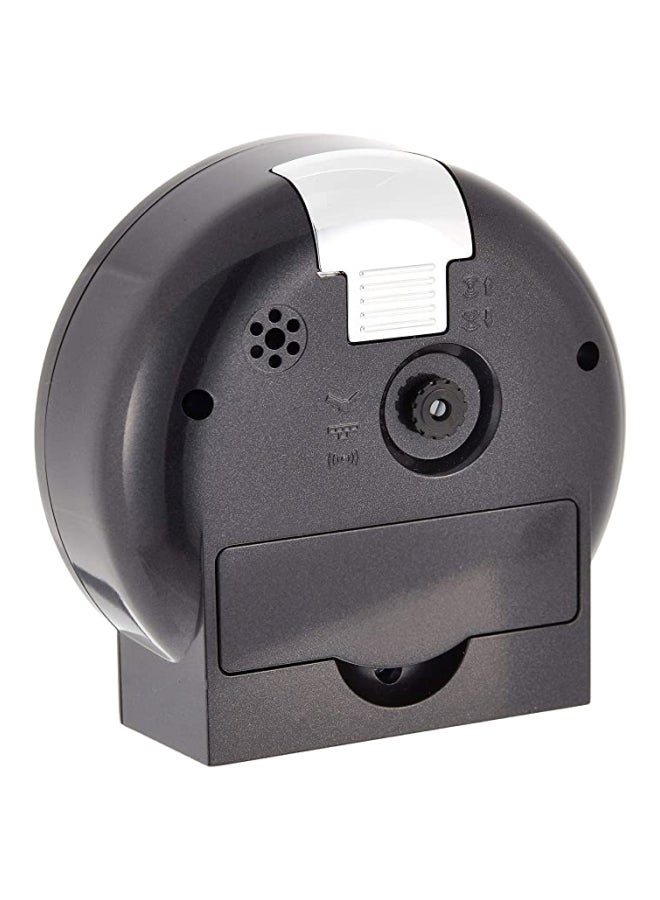 CASIO - Analog Alarm Table Clock Black 87x87x36mm - Image 1