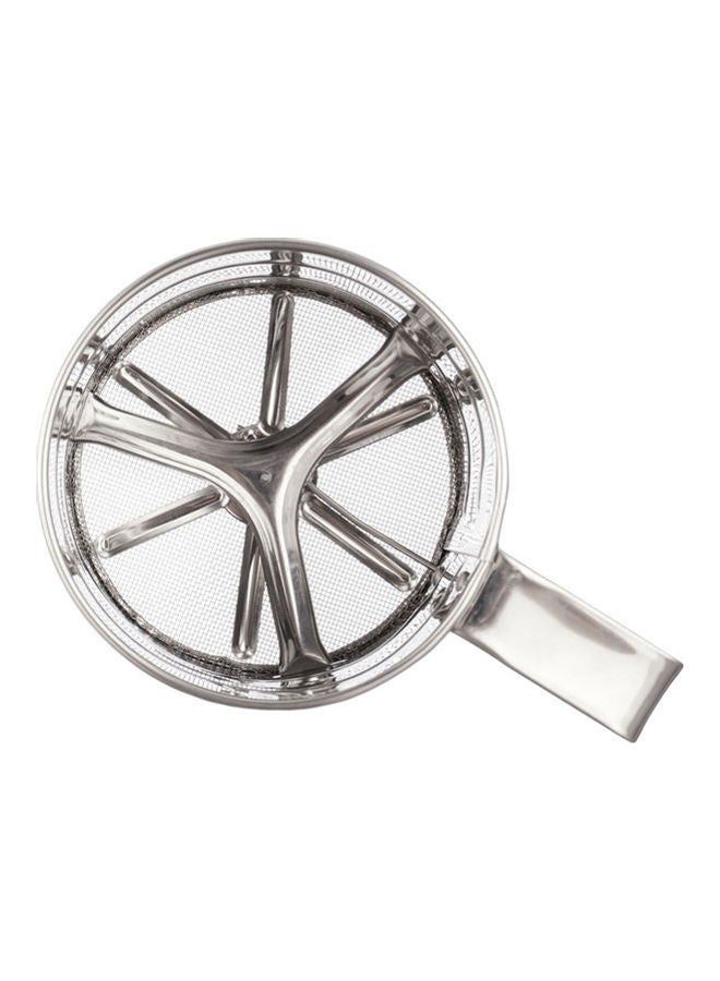 Stainless Steel Manual Sieve With Handle Silver - Image 2
