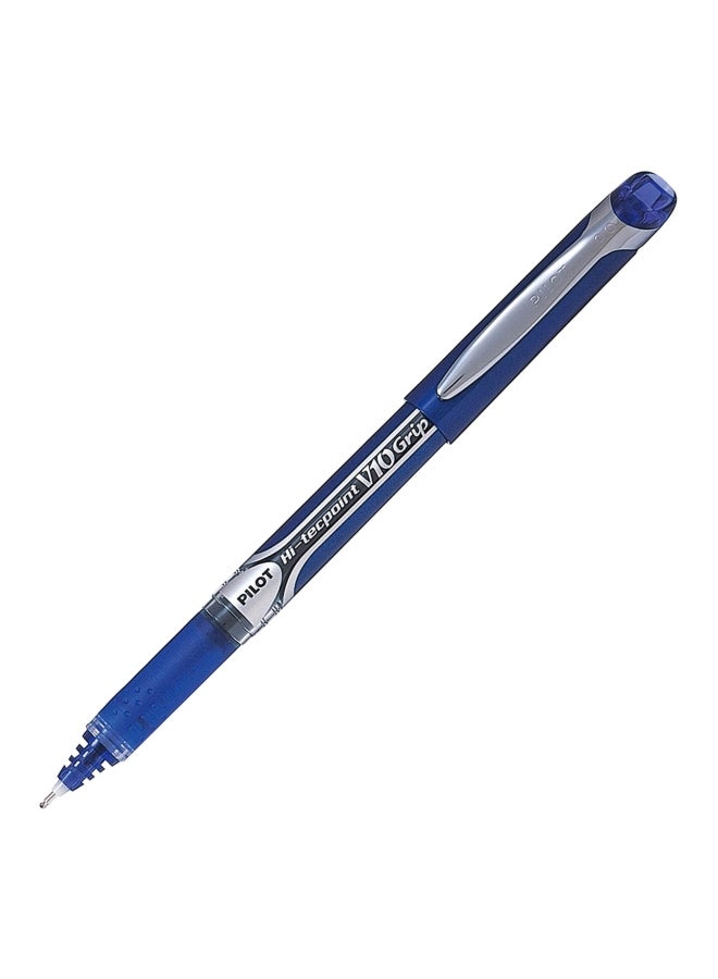 بايلوت قلم حبر سائل V10 جريب أزرق / فضي