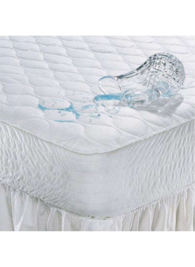 Waterproof Solid Mattress Prottector Combination Beige 120cm - Image 2