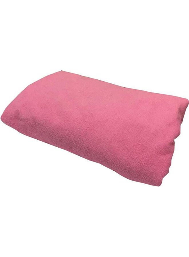واقي فراش سادة مقاوم للماء مختلط وردي 150 x 200سم