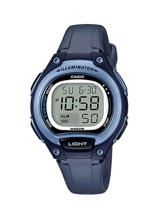 CASIO Women's Rubber Digital Wrist Watch For Women LW-203-2A - Image 1