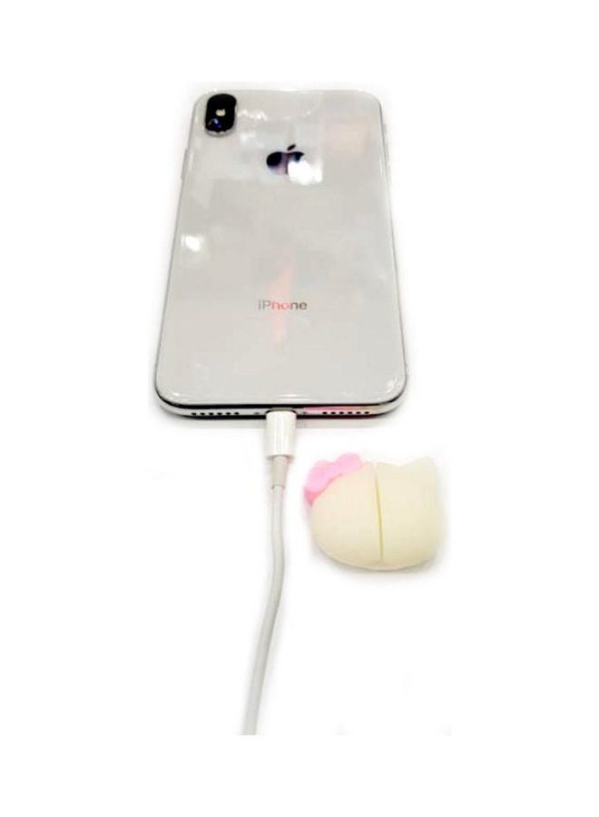 H. Kitty Charging Cable Biter Organizer White - Image 2