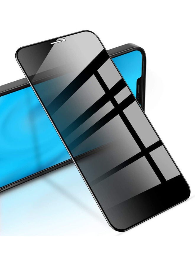 MOCOM 5D Privacy Tempered Glass Screen Protector For Apple iPhone 12/12 Pro Black  - Image 1