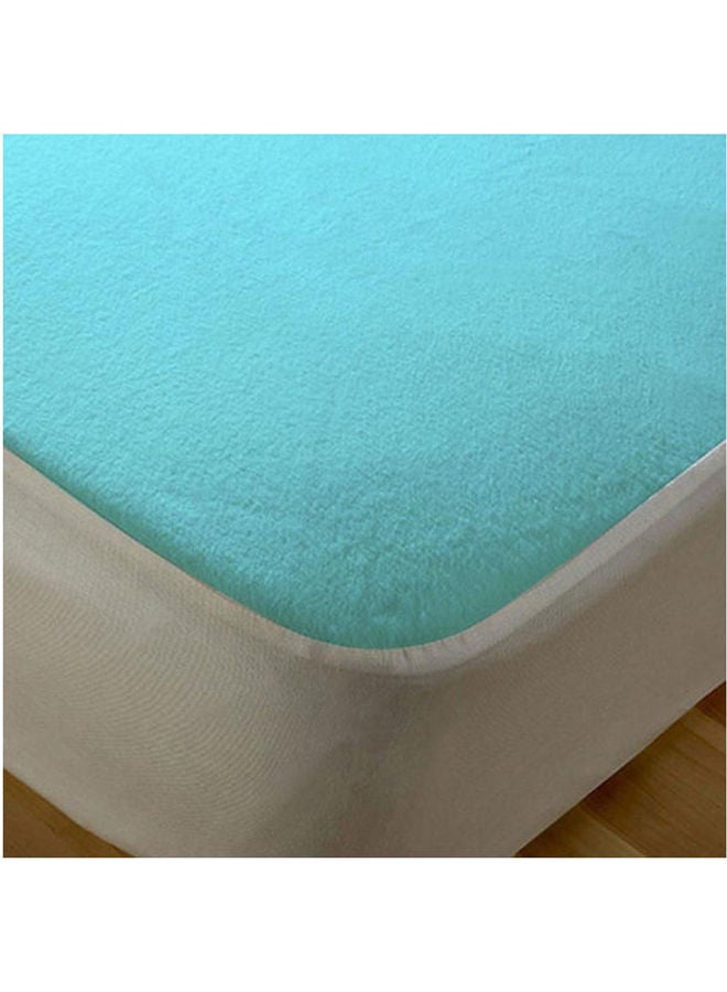 Waterproof Solid Mattress Prottector Combination Sky Blue 120 x 200cm