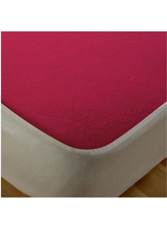 Waterproof Solid Mattress Prottector Combination Pink 120 x 200cm