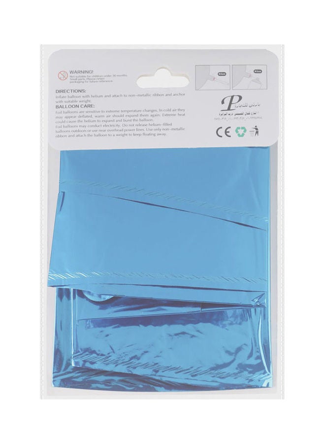 أم كولور بالون بالون مصنوع من ورق القصدير بتصميم على شكل رقم 4 Meduimسم - Image 2