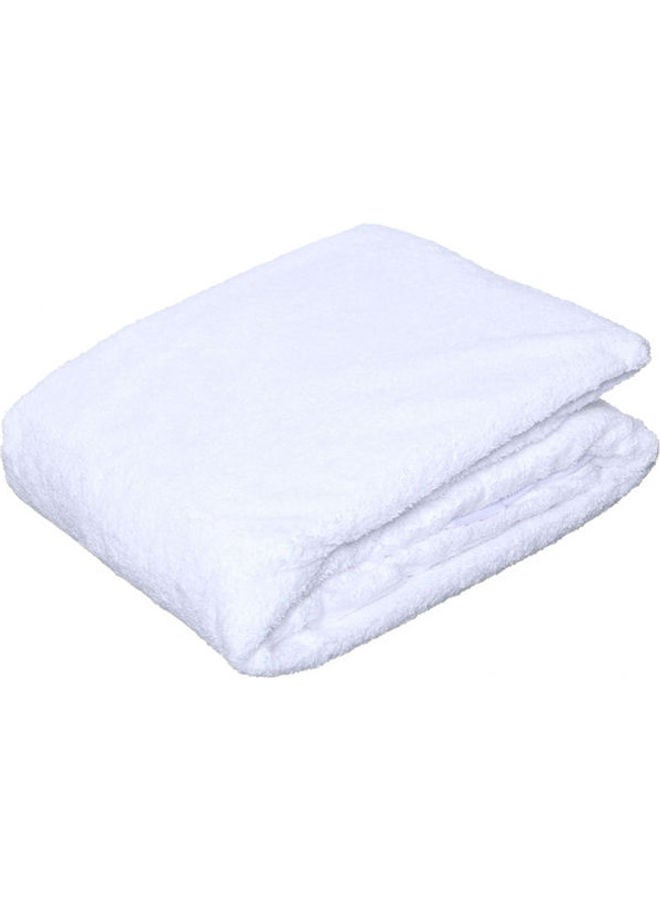 Mattress Protector Microfiber White 140x200cm - Image 1