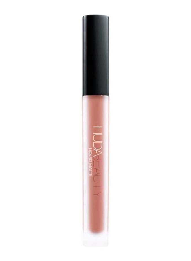 HUDA BEAUTY - Liquid Matte Lipstick Trendsetter- A Stylish Brown Nude - Image 1