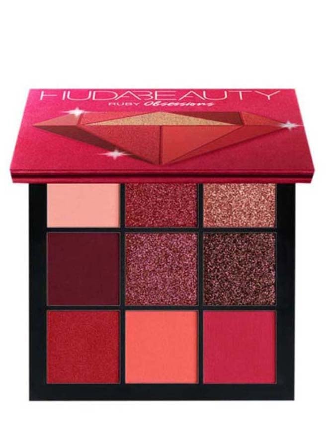 HUDA BEAUTY - 9-Color Eyeshadow Palette Ruby Obsessions - Image 1