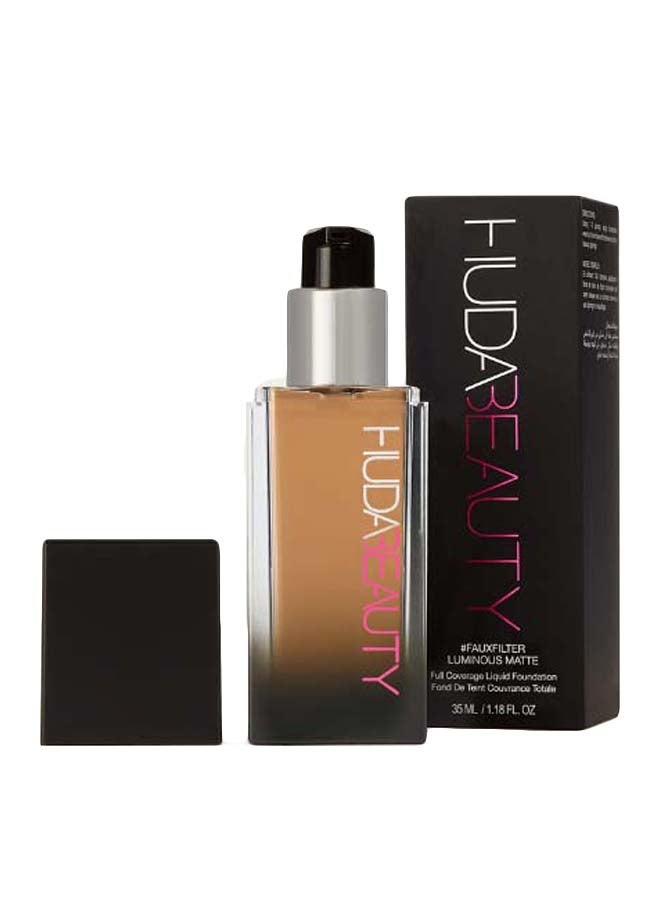 HUDA BEAUTY Full Coverage Faux Filter Liquid Foundation 330N Butter Pecan  - Image 3