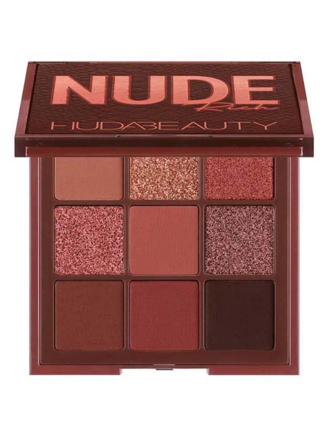HUDA BEAUTY - 9 Shades Eyeshadow Palette Nude Rich - Image 1