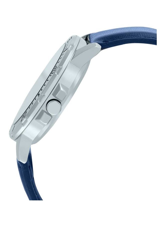 كاسيو ساعة يد بعقارب بسوار من الجلد للرجال طراز MTP-VD01L-2B للرجال - Image 4