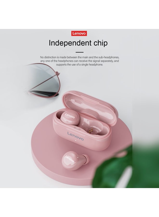Lenovo - TWS Bluetooth 5.0 Wireless Headphones Pink - Image 1