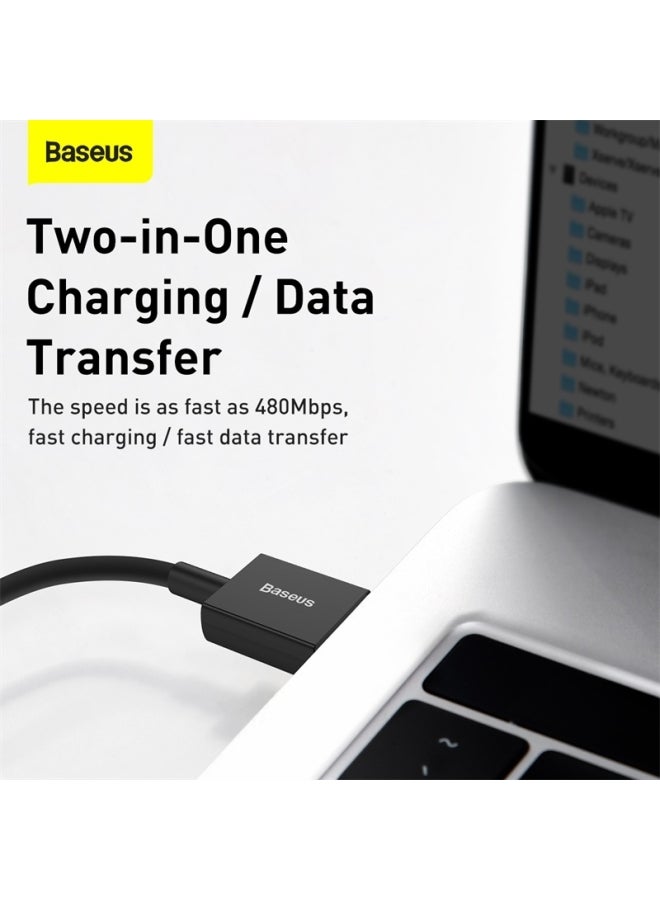 iPhone Cable, USB to Lightning-Fast Charging Cable iPhone Charger Cable 2.4A Lightning Cord Compatible for iPhone 14/14 Pro/14 Plus/14 Pro Max, iPhone 13 Pro 12 Pro Max 11 XS SE 7 Plus 6S iPad Pro 1M Black