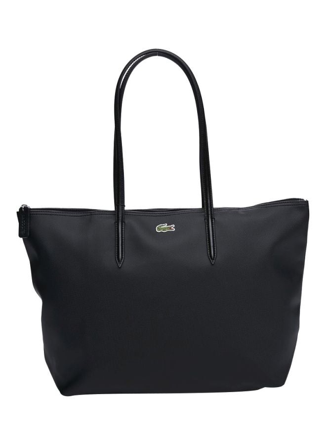 LACOSTE L.12.12 Concept Zip Tote Bag Black  - Image 1